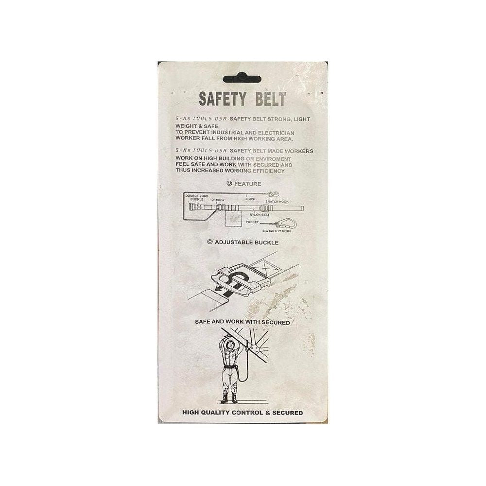 S-Ks Tools H-27 Industrial Safety Belt Harness - KHM Megatools Corp. S-Ks Tools H-27 Industrial Safety Belt Harness - KHM Megatools Corp.